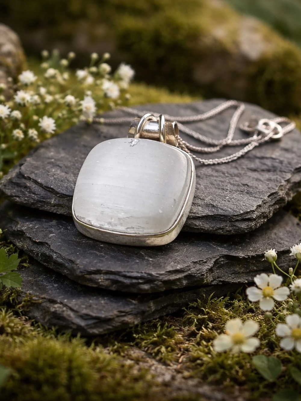Selenite Necklace - Picture 5 of 13